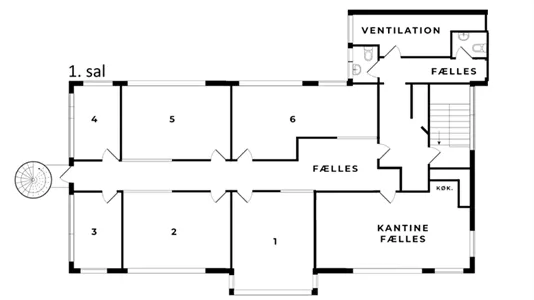 Kontorlokaler til leje i Hinnerup - billede 3